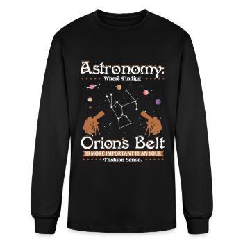 Orion's belt - Men's Long Sleeve T-Shirt - black - Front