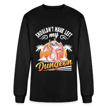 Shouldn't have left my dungeon - Men's Long Sleeve T-Shirt - black - Front