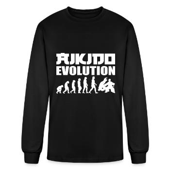 Aikido Evolution Aikido Teacher - Men's Long Sleeve T-Shirt - black - Front