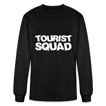 Tourist Squad - Men's Long Sleeve T-Shirt - black - Front