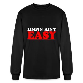Limpin' Ain't Easy 15 - Men's Long Sleeve T-Shirt - black - Front