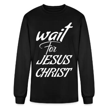 Jesus Christ - Men's Long Sleeve T-Shirt - black - Front
