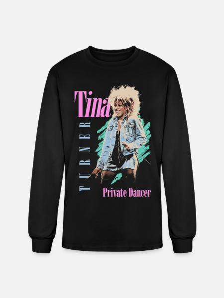 Tina Turner Private Dancer Design - Men's Long Sleeve T-Shirt - black