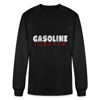 Gasoline Forever 3 - Men's Long Sleeve T-Shirt - black - Front
