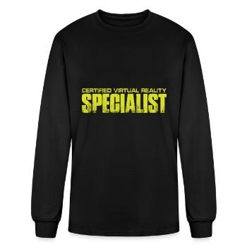 Spécialiste certifié en réalité virtuelle 4 - T-shirt à manches longues Homme - noir - Devant