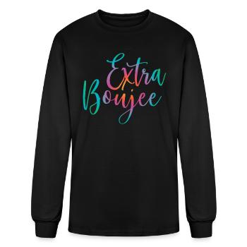 Extra Boujee Bougie - Men's Long Sleeve T-Shirt - black - Front