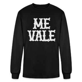 Funny Spanish Me Vale Spanish - Men's Long Sleeve T-Shirt - black - Front