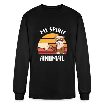 ferrets - Men's Long Sleeve T-Shirt - black - Front