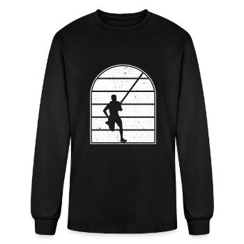 Pole vault - Men's Long Sleeve T-Shirt - black - Front
