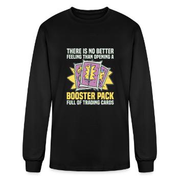 Card collector - Men's Long Sleeve T-Shirt - black - Front