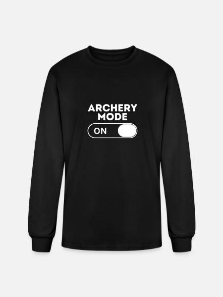 Archery Mode On - Men's Long Sleeve T-Shirt - black