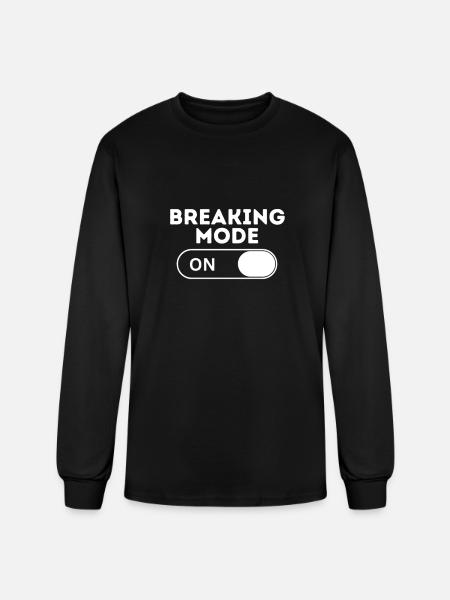 Breaking Mode - Men's Long Sleeve T-Shirt - black