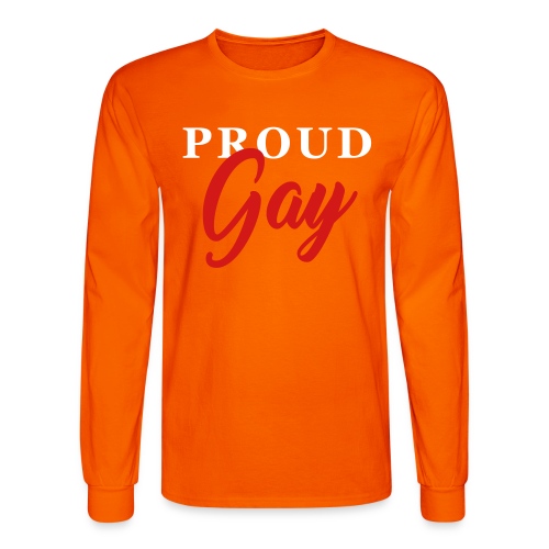 Proud Gay T-Shirt - Men's Long Sleeve T-Shirt