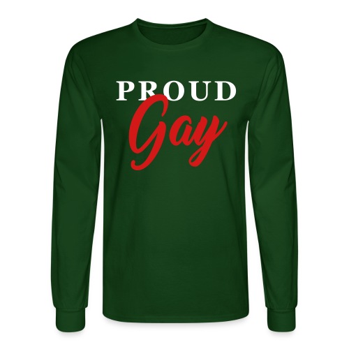 Proud Gay T-Shirt - Men's Long Sleeve T-Shirt