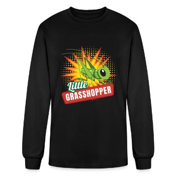 Little Grasshopper Insect Locust - Men's Long Sleeve T-Shirt - black - Front