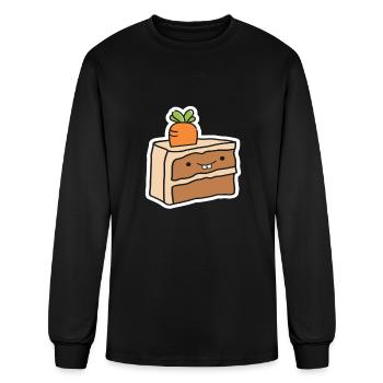 Carrot Cake Sweet Carrot Cake - Men's Long Sleeve T-Shirt - black - Front