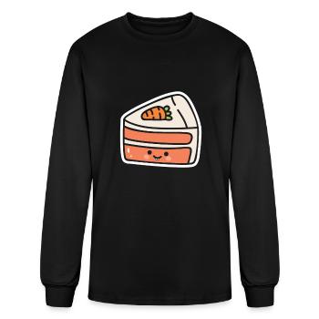 Carrot Cake Sweet Carrot Cake - Men's Long Sleeve T-Shirt - black - Front