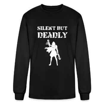 Crossbor Tir à l’arc silencieux mais mortel - T-shirt à manches longues Homme - noir - Devant