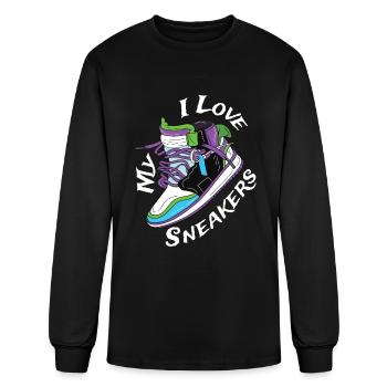 I Love My Sneaker Sneaker Turnschuhe - Men's Long Sleeve T-Shirt - black - Front