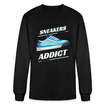Sneakers Addict Sneaker Turnschuhe - Men's Long Sleeve T-Shirt - black - Front