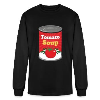 Tomato Soup Tomatoes Vegetables - Men's Long Sleeve T-Shirt - black - Front