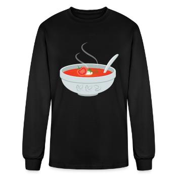 Tomato Soup Tomatoes Vegetables - Men's Long Sleeve T-Shirt - black - Front