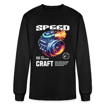 Speed Craft - Men's Long Sleeve T-Shirt - black - Front