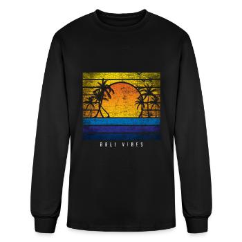 Bali - Men's Long Sleeve T-Shirt - black - Front