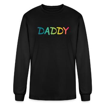 DADDY - Men's Long Sleeve T-Shirt - black - Front