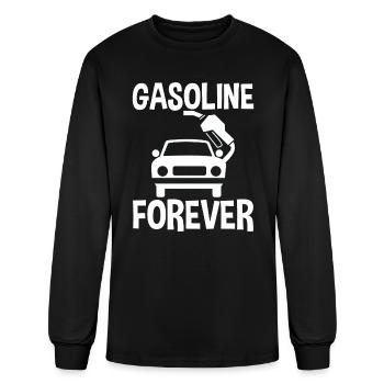 Gasoline Forever 2 - Men's Long Sleeve T-Shirt - black - Front