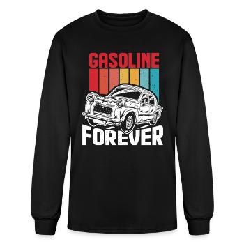 Gasoline Forever 6 - Men's Long Sleeve T-Shirt - black - Front
