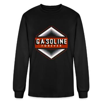 Gasoline Forever 14 - Men's Long Sleeve T-Shirt - black - Front