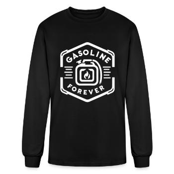Gasoline Forever 13 - Men's Long Sleeve T-Shirt - black - Front