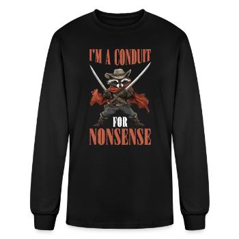 I'm A Conduit For Nonsense 2 - Men's Long Sleeve T-Shirt - black - Front