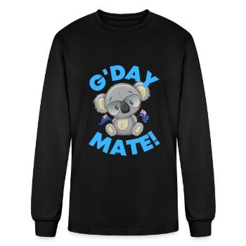 G'DAY MATE - Men's Long Sleeve T-Shirt - black - Front