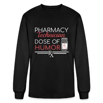 Pharmacy technician | Pharmacy - Men's Long Sleeve T-Shirt - black - Front