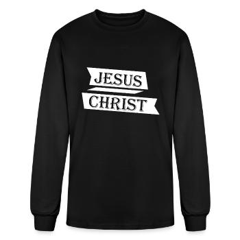 Jesus Christ - Men's Long Sleeve T-Shirt - black - Front