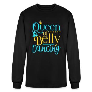 Belly Dancer Queen Of Belly Dancing - Men's Long Sleeve T-Shirt - black - Front