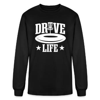 Disc Golfer Disc Life Disc Golf - Men's Long Sleeve T-Shirt - black - Front