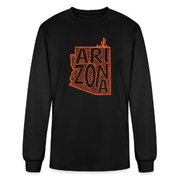 Arizona États-Unis Amérique État - T-shirt à manches longues Homme - noir - Devant