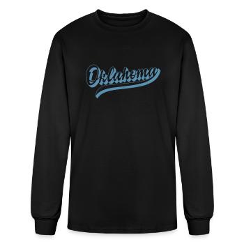 Oklahoma États-Unis Amérique État - T-shirt à manches longues Homme - noir - Devant