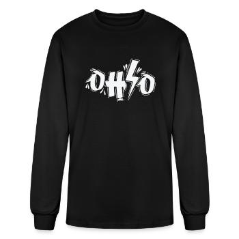 Ohio États-Unis Amérique État - T-shirt à manches longues Homme - noir - Devant