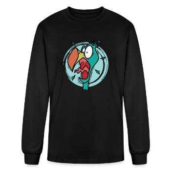 crazy Dodo Bird from Mauritius - Men's Long Sleeve T-Shirt - black - Front