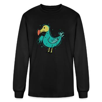 nice Dodo Bird from Mauritius - Men's Long Sleeve T-Shirt - black - Front