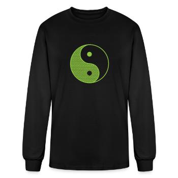 Yin and Yang Opposite - Men's Long Sleeve T-Shirt - black - Front