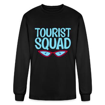 Tourist Squad 4 - Men's Long Sleeve T-Shirt - black - Front
