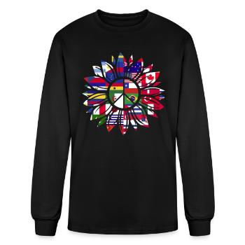 World Peace United Countries World Peace Day - Men's Long Sleeve T-Shirt - black - Front