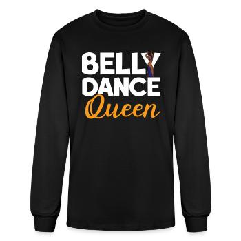 Belly Dance Queen Belly Dancing Dance Belly Dancer - Men's Long Sleeve T-Shirt - black - Front