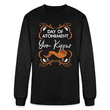 Day Of Atonement Yom Kippur Jewish Pride Jerusalem - Men's Long Sleeve T-Shirt - black - Front