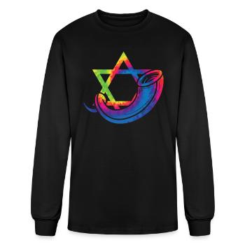 Holy Day Jerusalem Judaism Jewish Yom Kippur - Men's Long Sleeve T-Shirt - black - Front